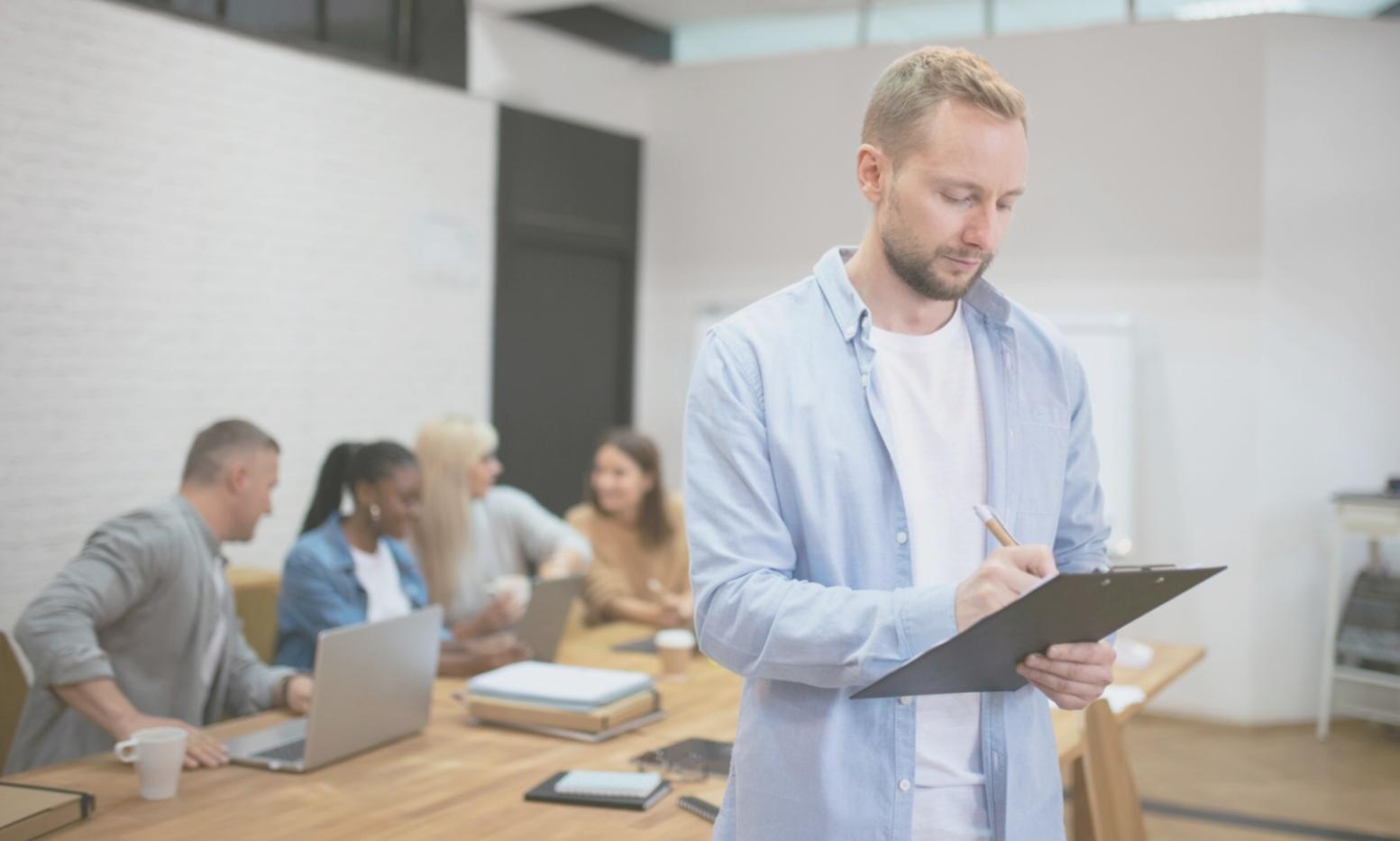 Investment education materials and financial charts spread on desk